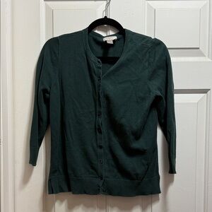 Loft Outlef Deep Green Women's Cardigan